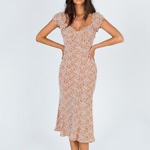 Princess Polly Just Like Heaven Floral Midi Dress